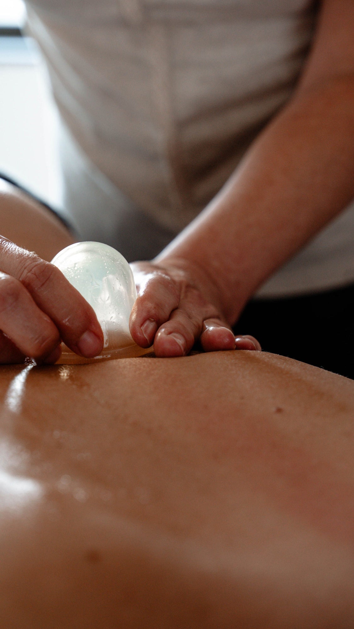 Bindweefsel -cupping massage