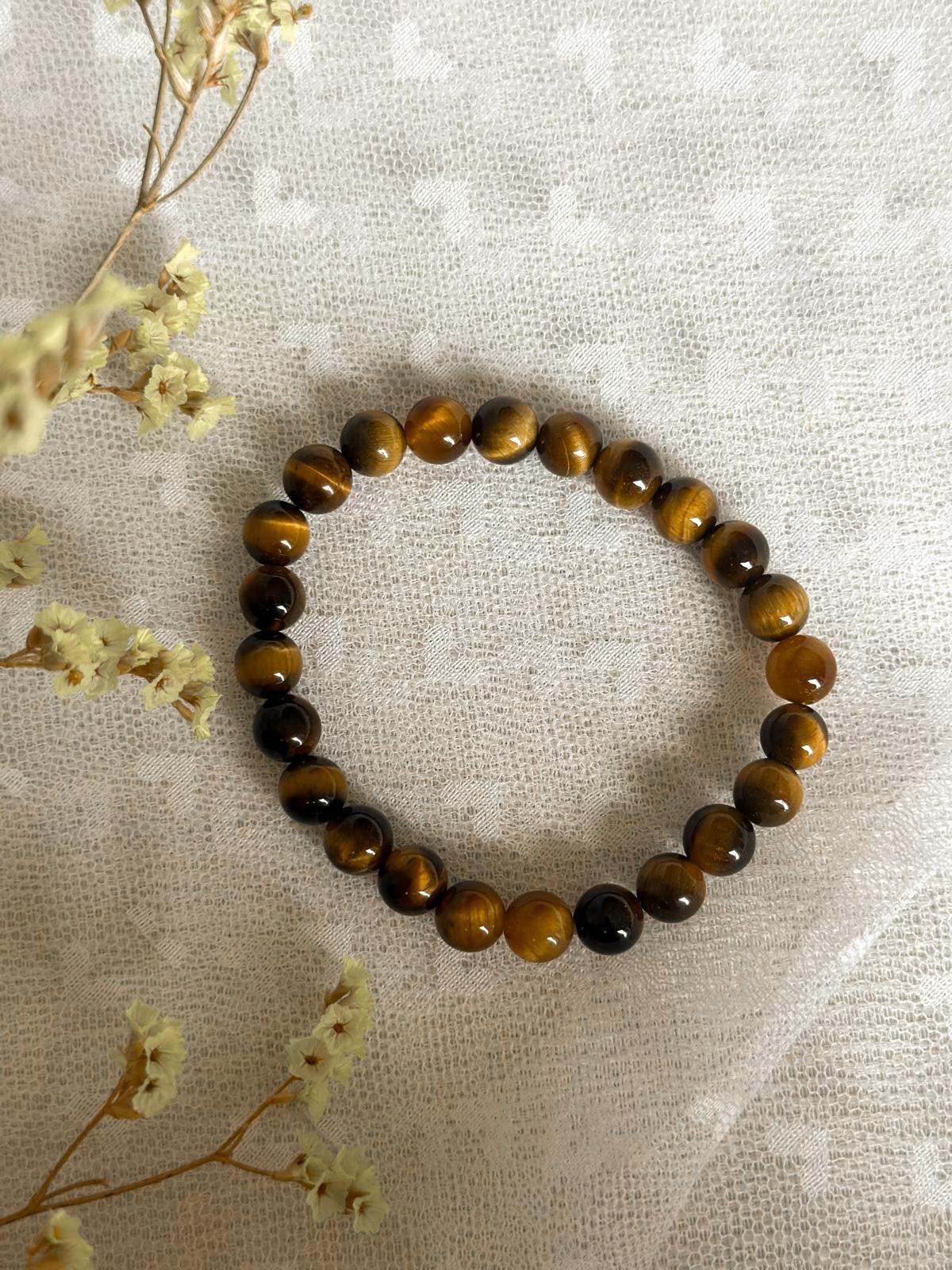 Kogelarmband Tijgeroog | 8mm