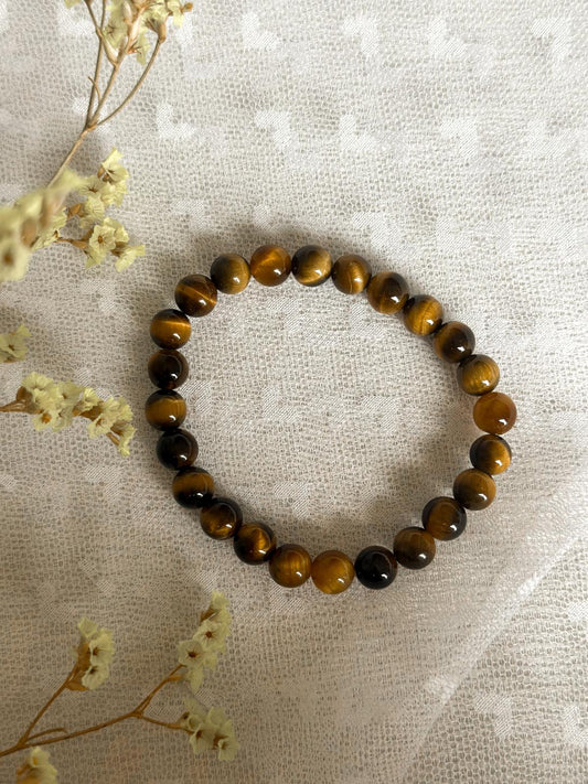 Kogelarmband Tijgeroog | 8mm